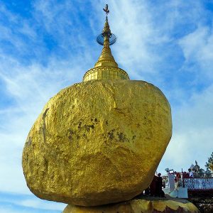 golden rock myanmar 1