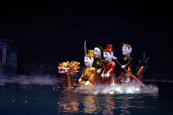 water puppet show