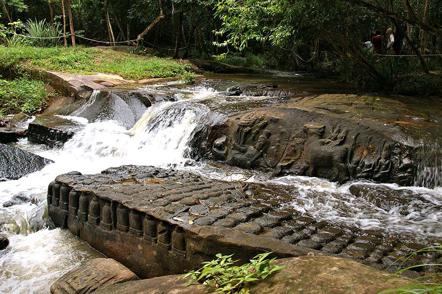 Kbal Spean or the River of 1000 Lingams