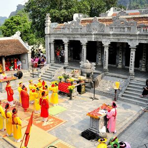 Thai vi temple's festival