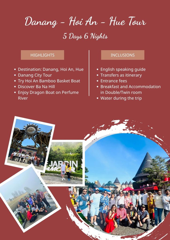 Danang - Hoi An - Hue Tour - 5 Days