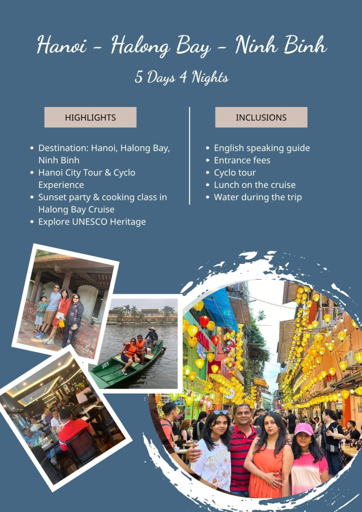 Hanoi - Halong Bay - Ninh Binh - 5 Days