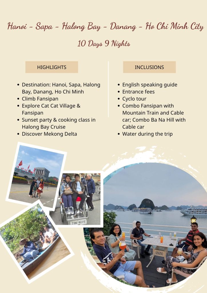 Hanoi - Sapa - Halong Bay - Danang - Ho Chi Minh City - 10 Days