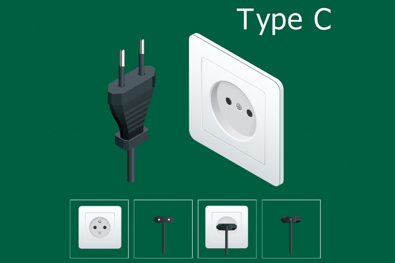Type C electrical plug and socket