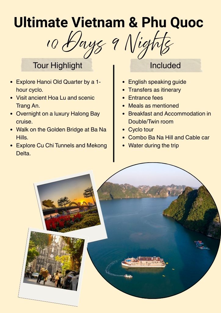 Ultimate Vietnam & Phu Quoc Escape 9 Nights 10 Days