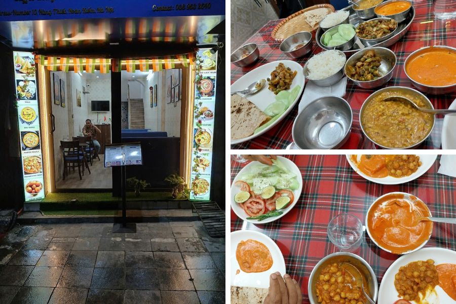 Dining area at Amy Indian Restaurant