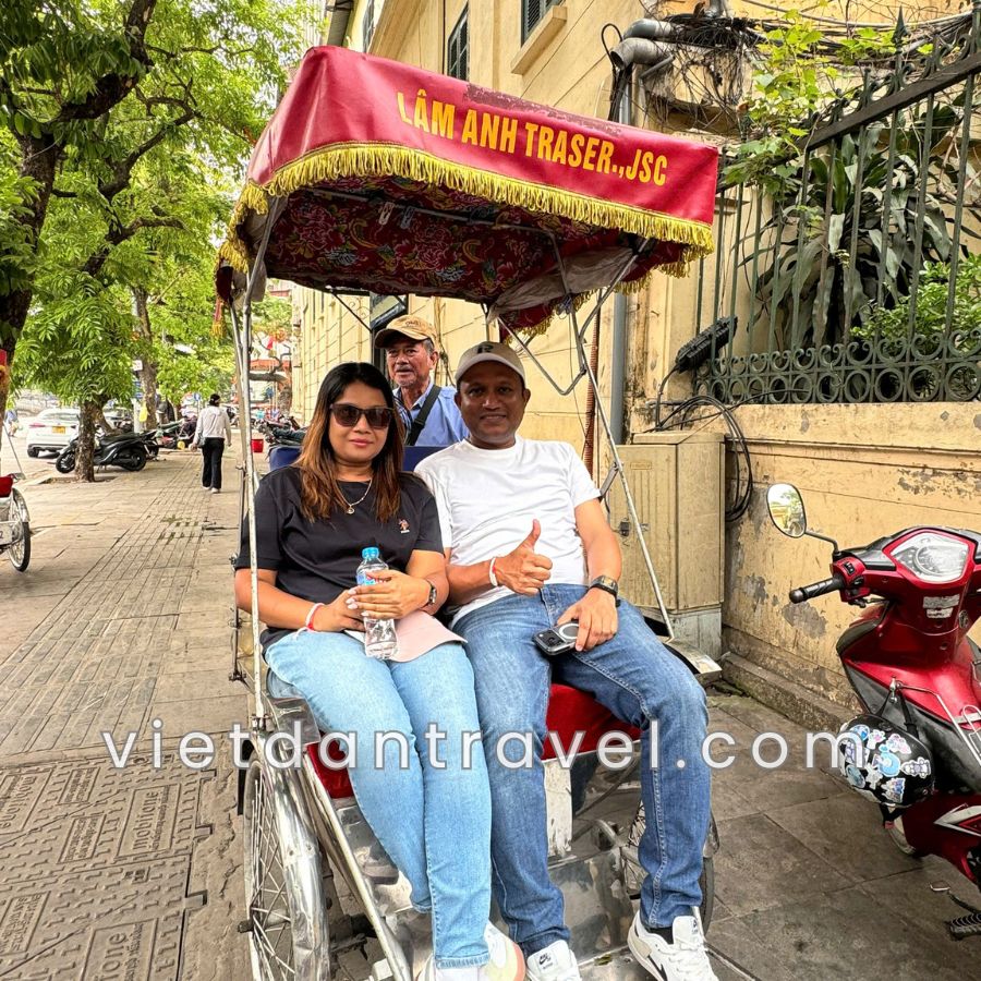 Local cyclo tour curated by Viet Dan Travel