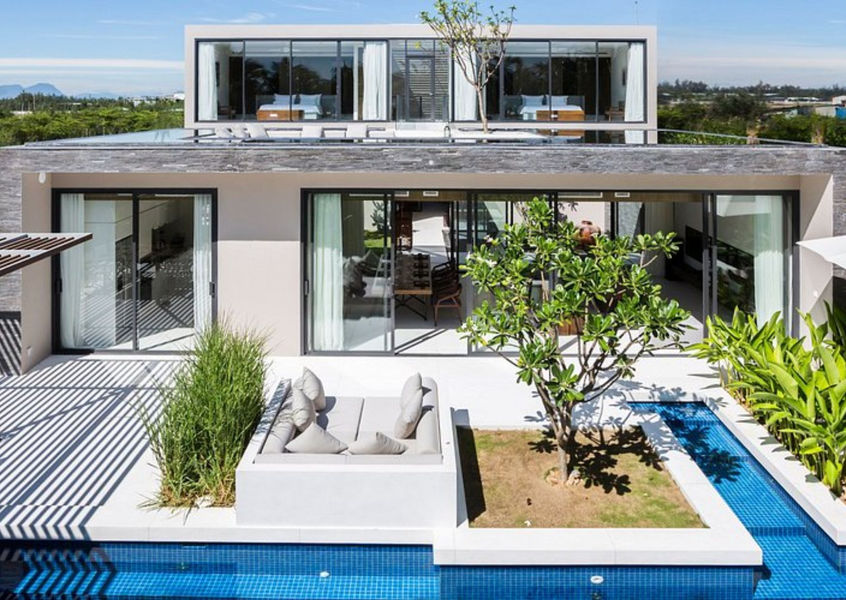 Naman Retreat Da Nang private pool villa with rooftop terrace