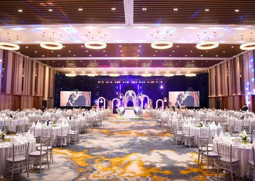 Ariyana Convention Centre Da Nang ballroom set for gala