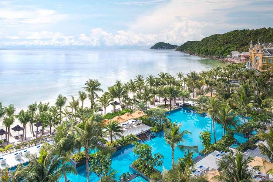 Aerial view of JW Marriott Phu Quoc Emerald Bay