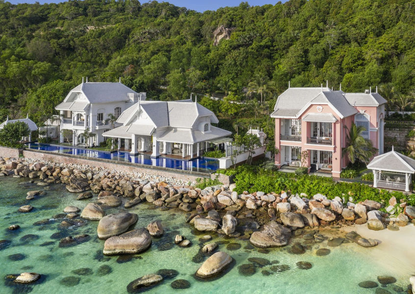 JW Marriott Phu Quoc on a rocky coastline